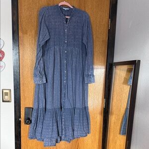 Oli & Hali Denim Blue Long Sleeve Dress